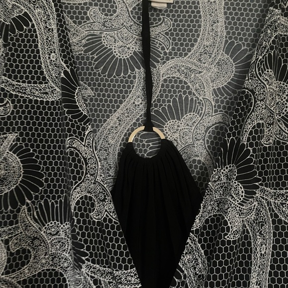 Rare unique sewn in halter top blouse 14/16 - Picture 5 of 11